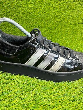 Adidas Superstar Bold Platform Womens Size 5.5 Black Athletic Shoes Sneakers